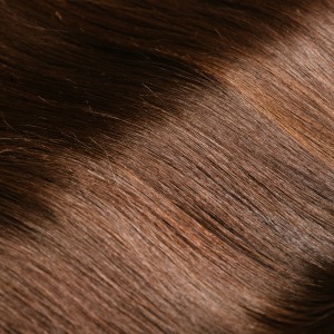 Closeup Of Brown Hair For Beauty