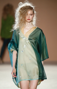 SS17, Celia Vela , sheer dress, green, model, fashion blogger, fashion blog