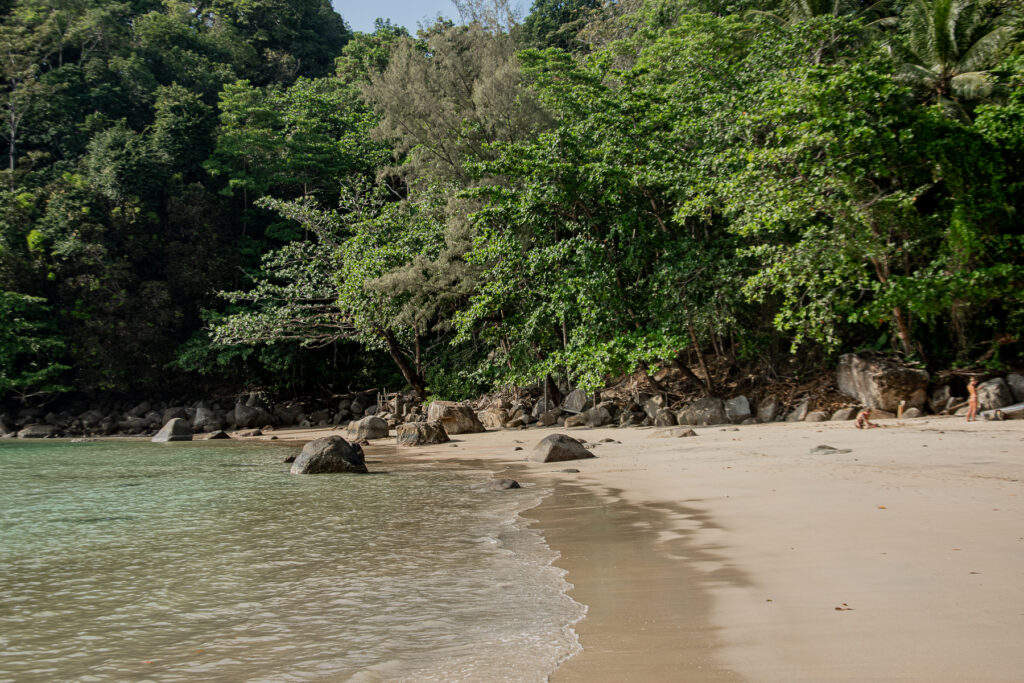 thailand, Phuket, ocean, sand, beach, waves, sky, nature, green, trees