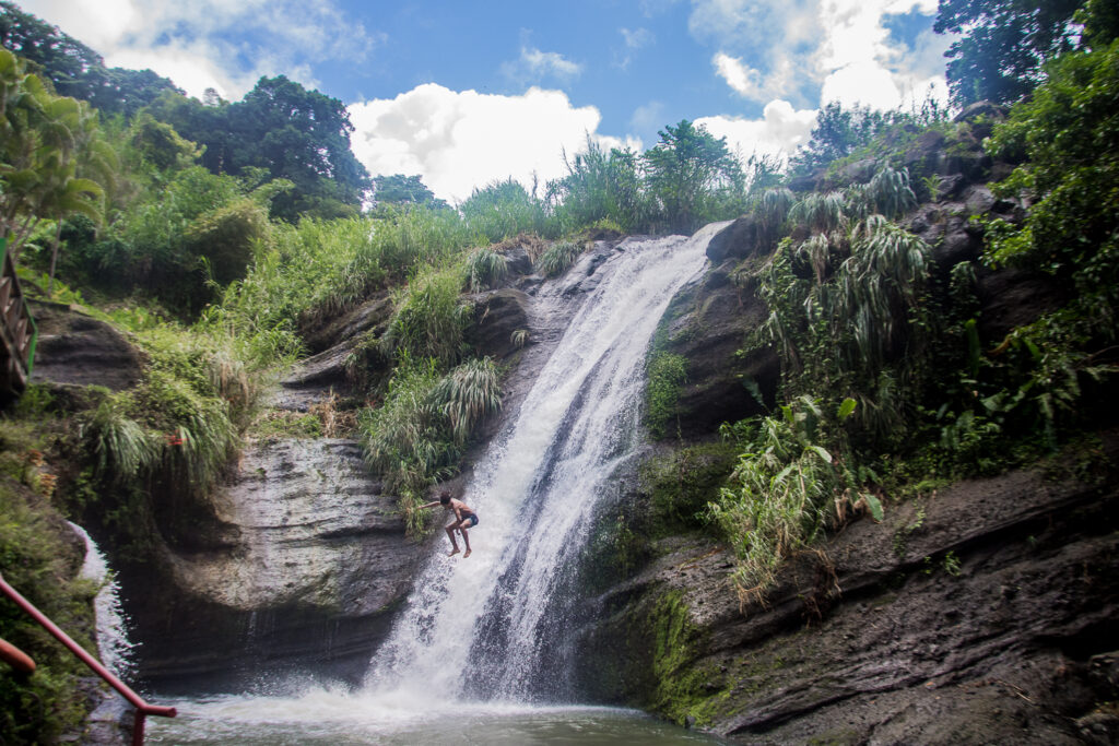 Carribean, Grenada, ConcordFalls, jumping