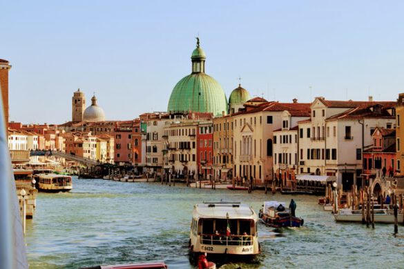 Italy, Venice, Gondolas, Water, Houses, Boats